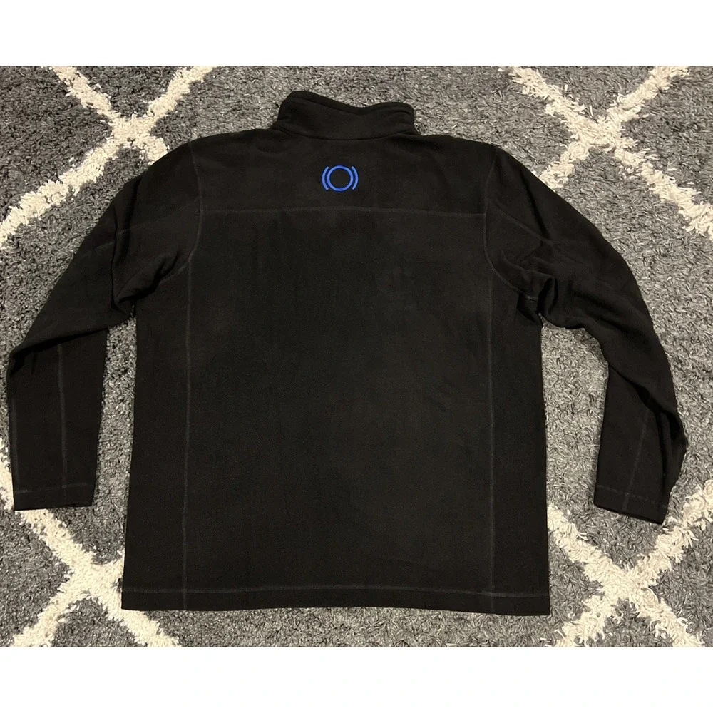 Patagonia Pullover Mens XXL Black Micro D Fleece 1/4 Zip NWT Company Logo - Picture 10 of 13